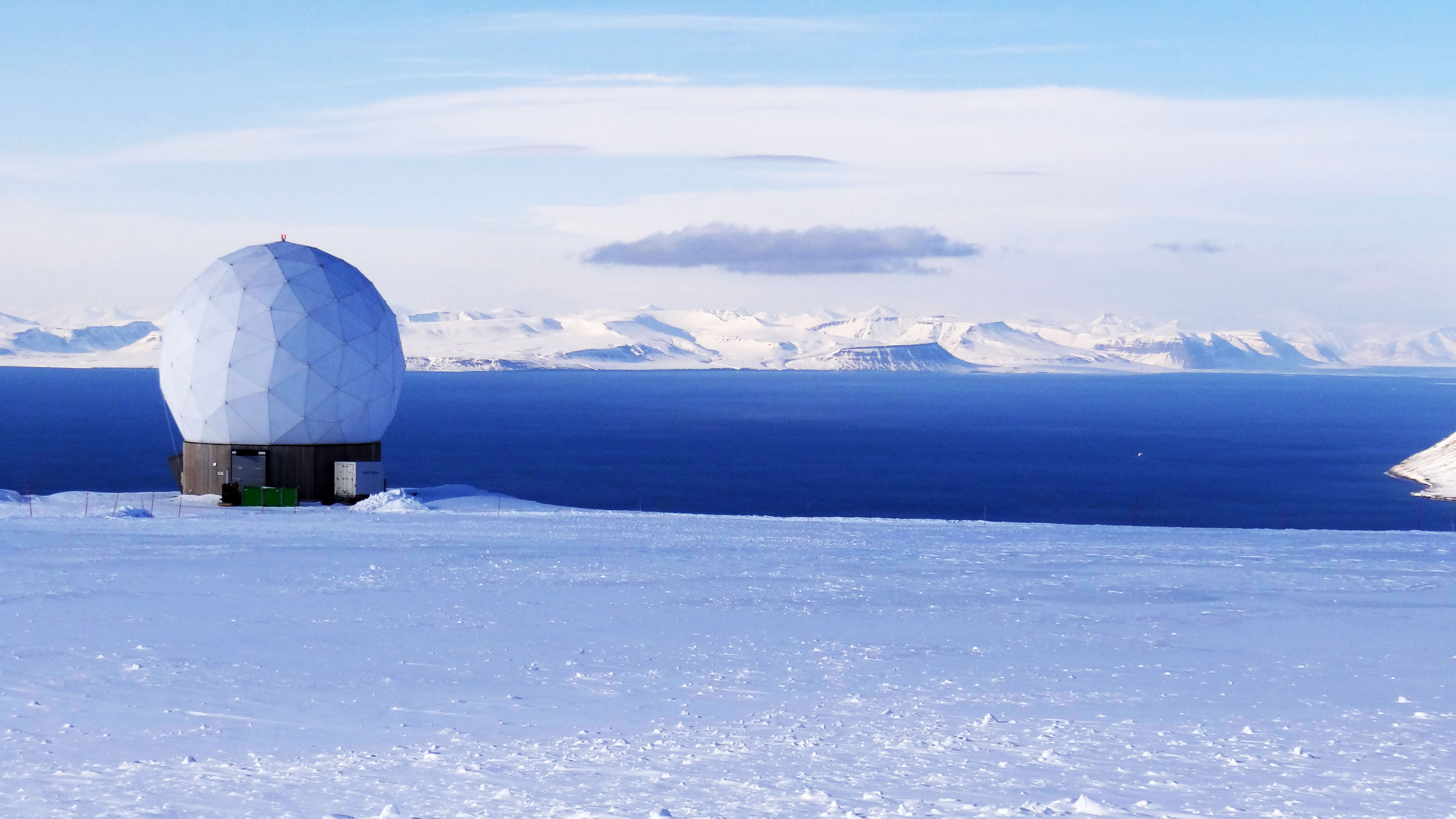 View of the Kongsberg Satellite Services