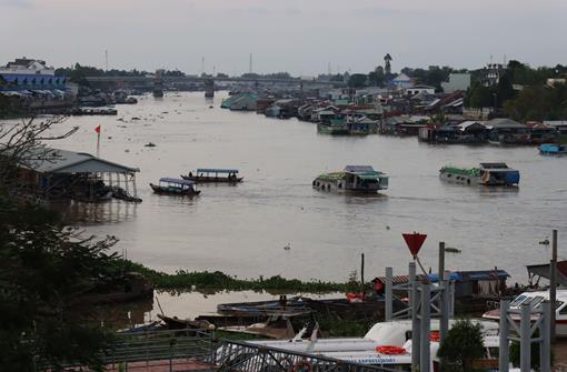 An extensive survey reveals changes in the riverbed of the Vietnamese Mekong Delta