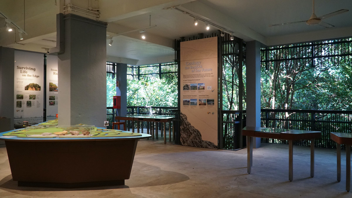 The Geology Gallery, nestled among the greenery of the Sentosa Nature Discovery, presents a unique blend of engaging exhibits and compelling displays about Singapore’s geology and landscapes (Source: Rachel Siao/Earth Observatory of Singapore)