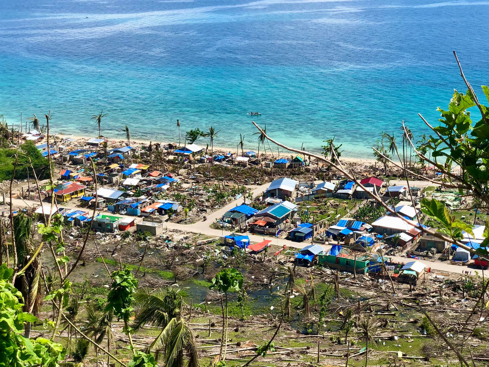 Aftermath of Super Typhoon Rai 2021