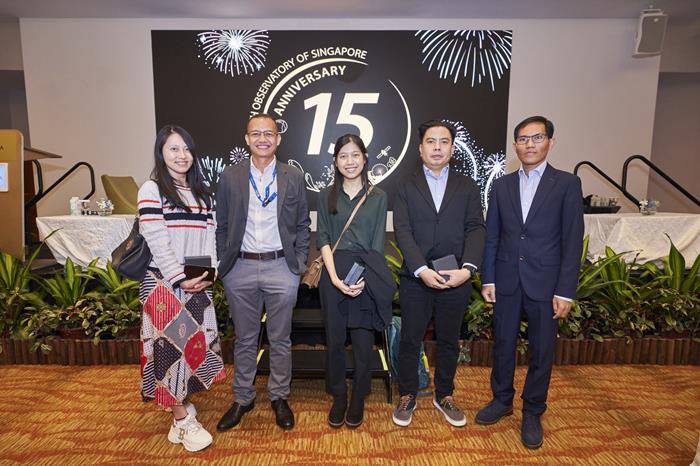 EOS 15th Anniversary event: EOS scientists (Source: Earth Observatory of Singapore)
