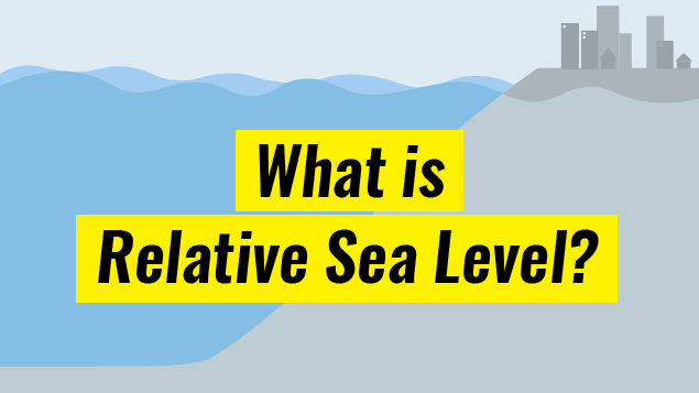 What is relative sea level?