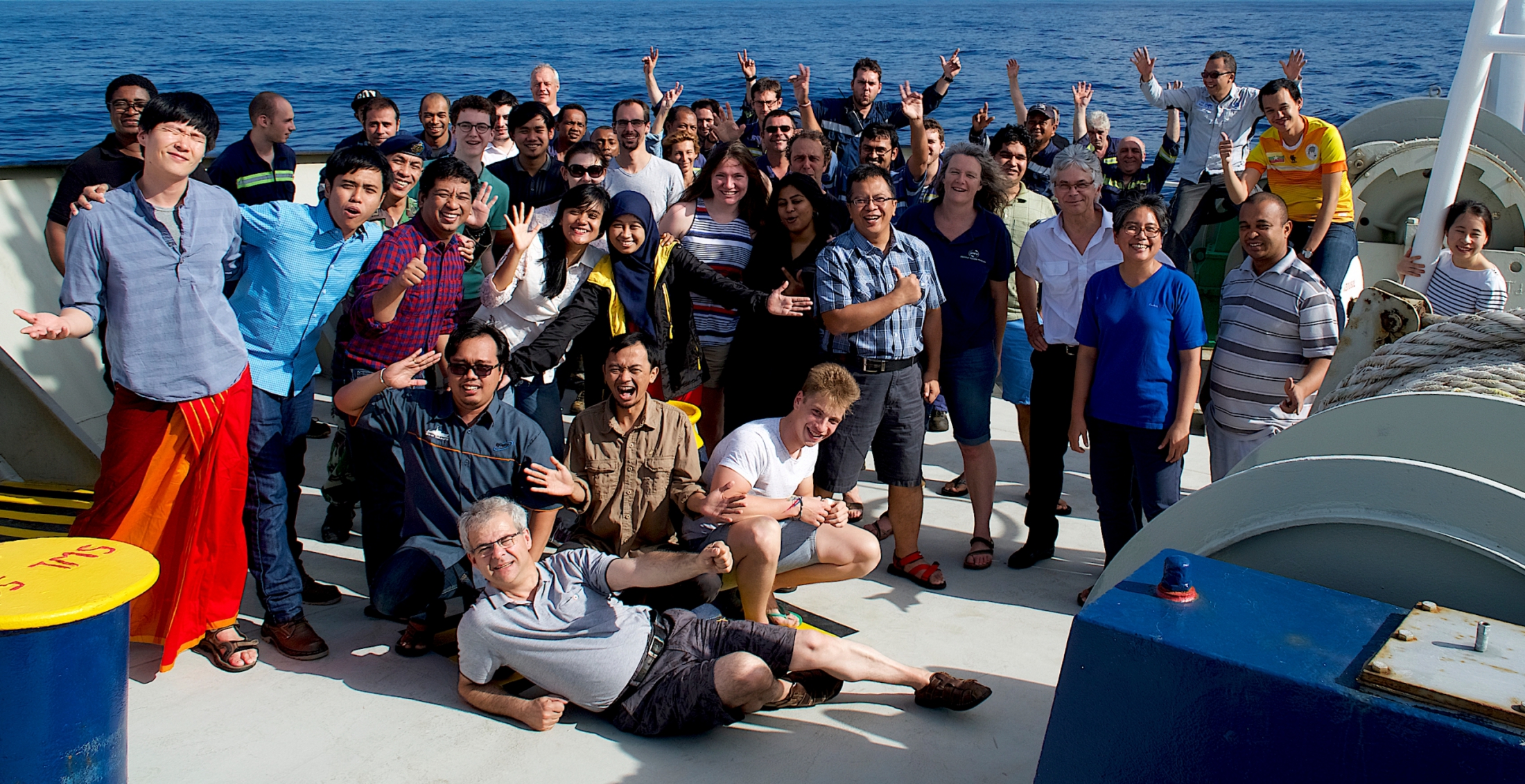 The international team of scientists that made the MIRAGE expedition a success. (Source: Ben Marks)