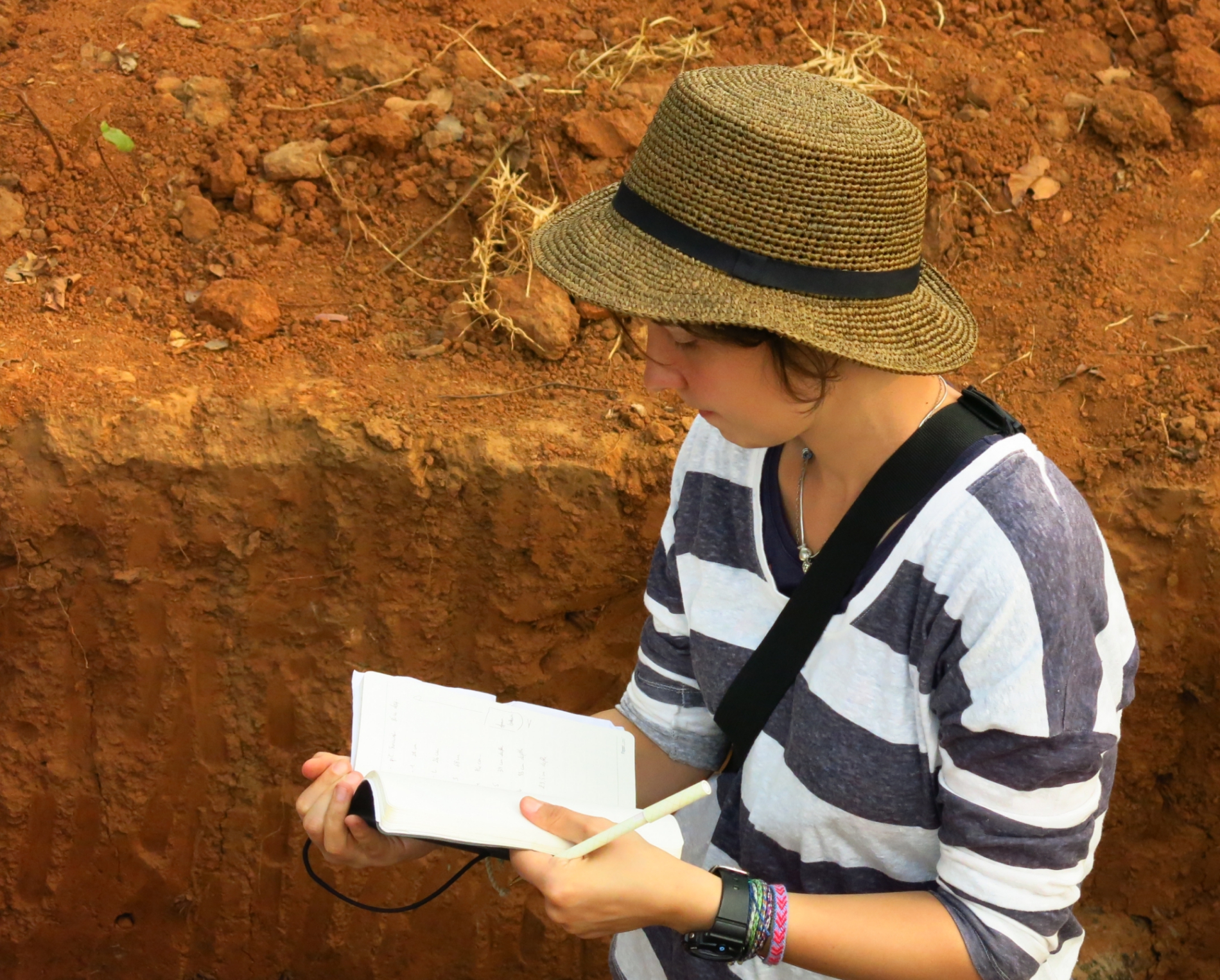 Dr Cagil Karakas has since learnt to pay more attention to safety when out doing fieldwork (Source: Cagil Karakas) Dr Cagil Karakas has since learnt to pay more attention to safety when out doing fieldwork (Source: Cagil Karakas)
