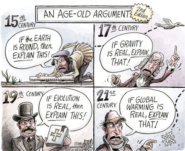 Many people have an incomplete understanding of the complexity of climate change (Source: Adam Zyglis, Buffalo News) Many people have an incomplete understanding of the complexity of climate change (Source: Adam Zyglis, Buffalo News)