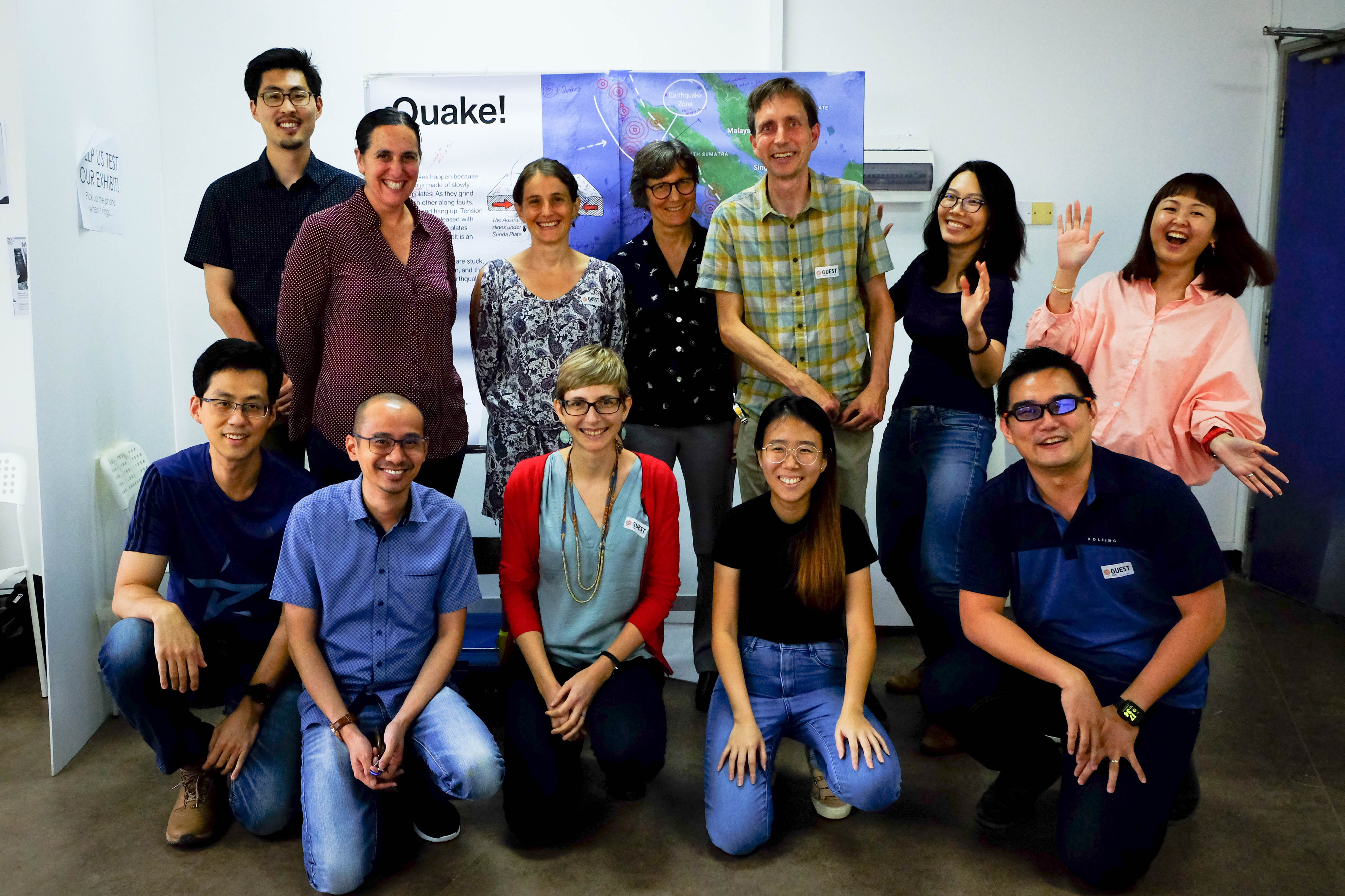 Everyone made it through the week-long discussion, prototyping, and testing! (Source: Antoinette Jade/Earth Observatory of Singapore) Everyone made it through the week-long discussion, prototyping, and testing! (Source: Antoinette Jade/Earth Observatory of Singapore)