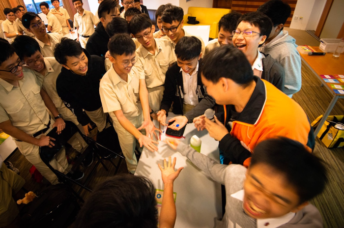 Hwa Chong Institute students playing Hwa Chong Institute students playing