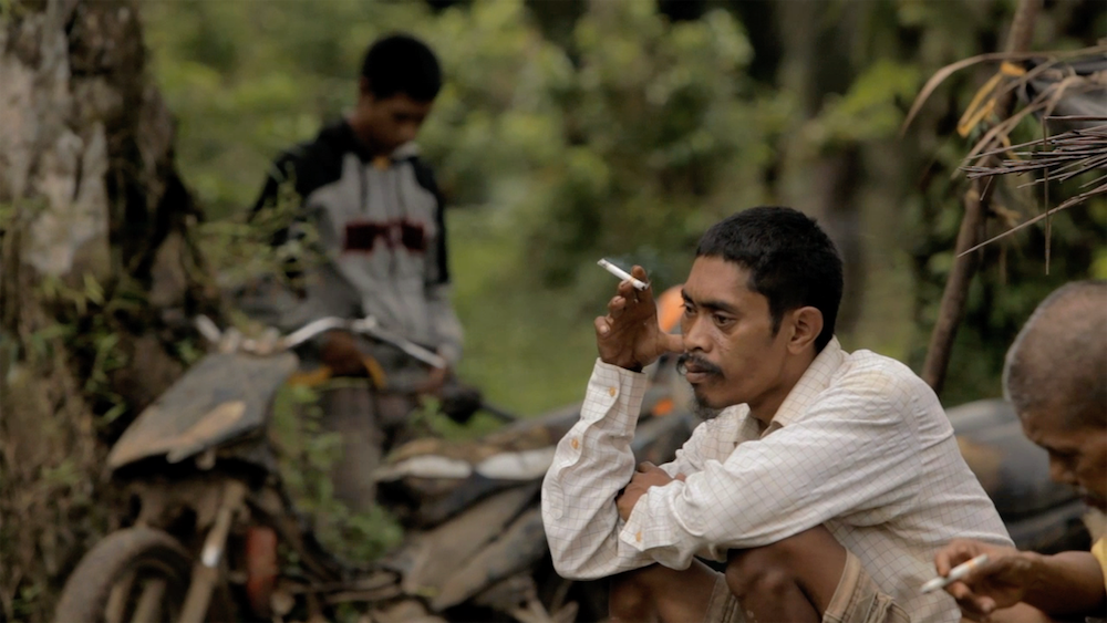The people of the forest survive by hunting the ever more scarce wild boars that roam through the forest and oil palm plantations (Source: Isaac Kerlow) The people of the forest survive by hunting the ever more scarce wild boars that roam through the forest and oil palm plantations (Source: Isaac Kerlow)