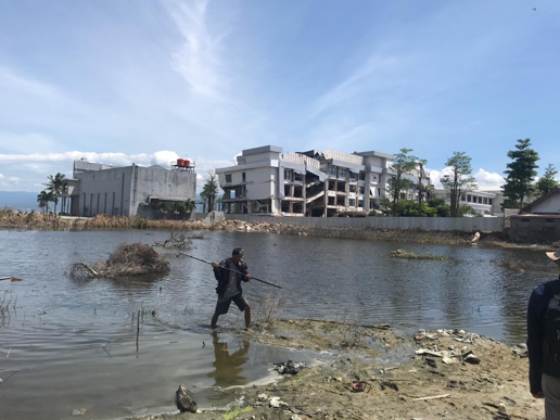 The affected city of Palu after being struck by the deadly earthquakes and tsunami on 28 September 2018 (Source: Adam Switzer/Earth Observatory of Singapore)