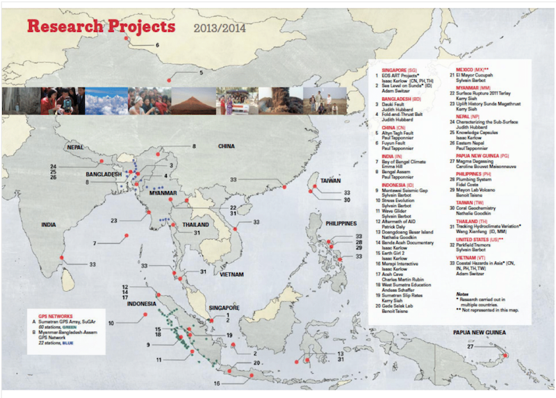 The Earth Observatory of Singapore collaborates with countries throughout Southeast Asia to conduct fundamental research on geohazards (Source: Isaac Kerlow) The Earth Observatory of Singapore collaborates with countries throughout Southeast Asia to conduct fundamental research on geohazards (Source: Isaac Kerlow)