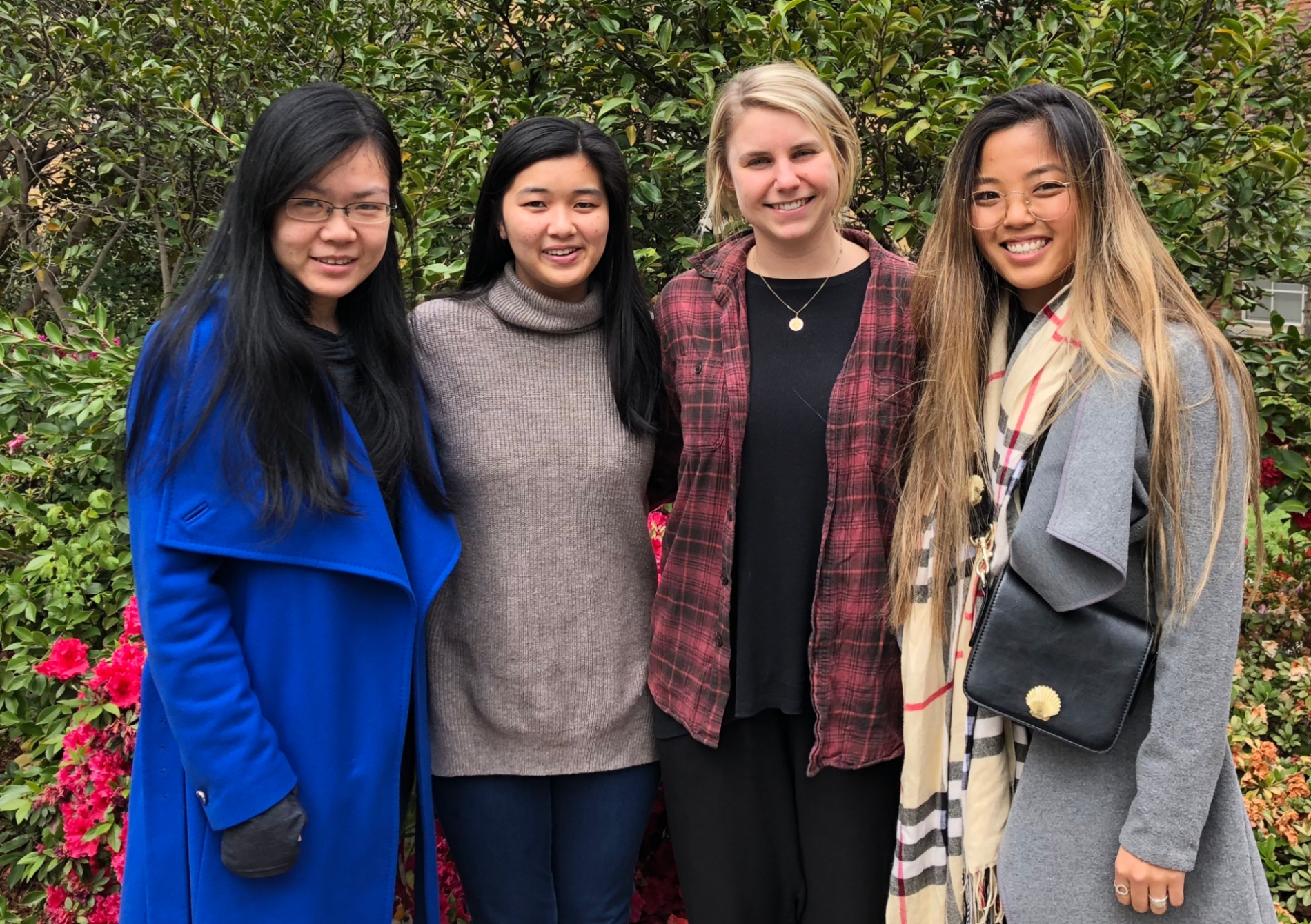 Masters Students from the University of Melbourne: (From left) Connie Bao, Monica Ho, Amelia Burgess and Sophie Gosch (Source: Sophie Gosch et al./University of Melbourne) 