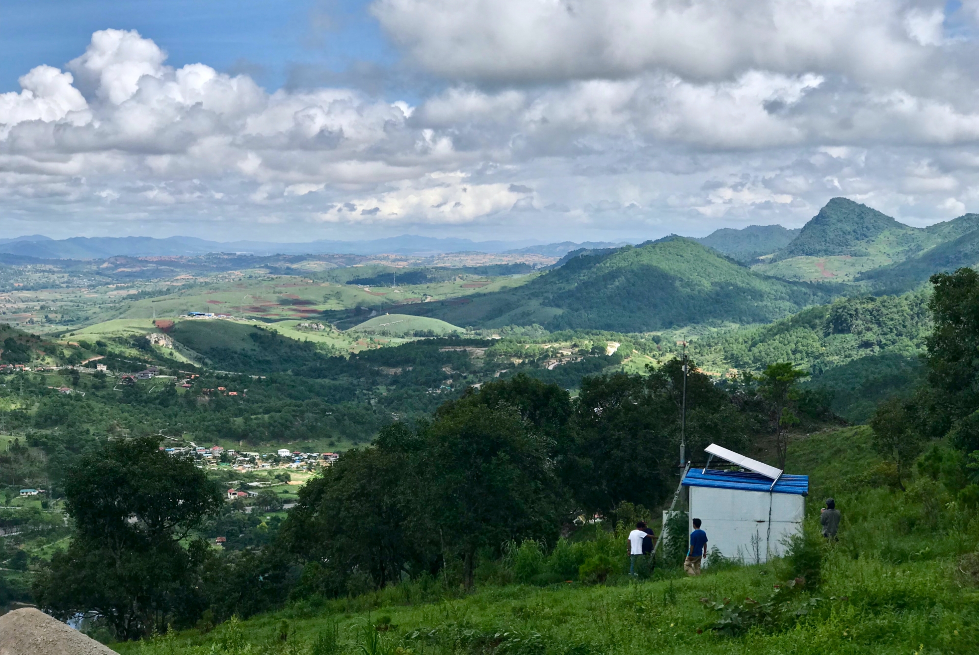 A seismic station installed by CGO in Shan State, Myanmar (Source: Leong Choong Yew/Earth Observatory of Singapore)