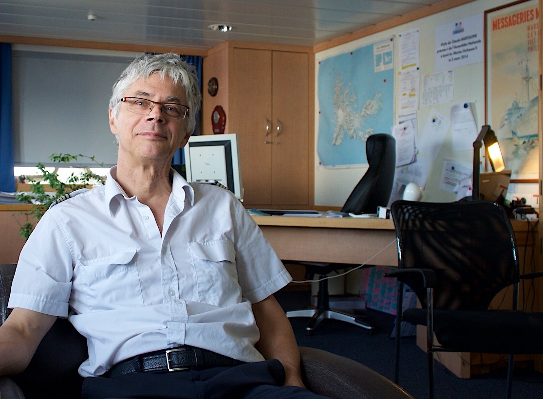 Victor Broi, Captain of the R/V Marion Dufresne. Victor Broi, Captain of the R/V Marion Dufresne.
