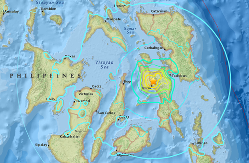 Mw 6.5 Earthquake Strikes Central Philippines