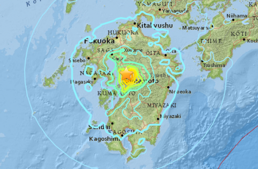 Mw 6.2 Earthquake Strikes Japan