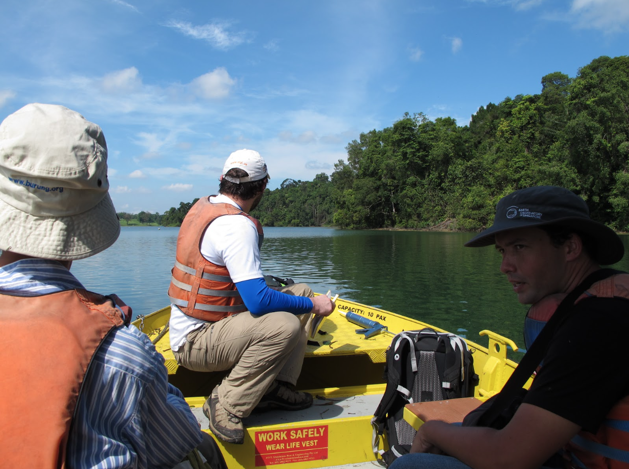 Asst. Prof Benoit Taisne and his team visit the MacRitchie location of the Singapore infrasound station. (Source: Infrasound team) Asst. Prof Benoit Taisne and his team visit the MacRitchie location of the Singapore infrasound station. (Source: Infrasound team)