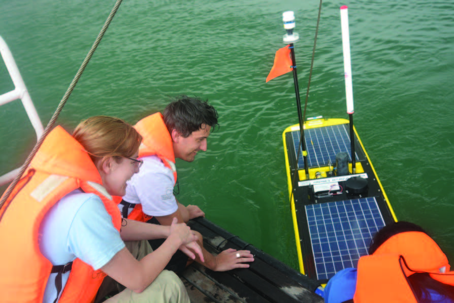 Launching the waveglider