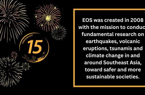 The Earth Observatory of Singapore celebrated 15 years of promoting a safer and more sustainable future for Singapore and Southeast Asia